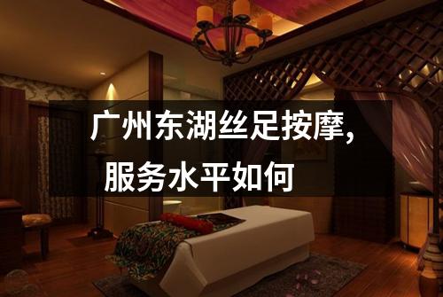 广州东湖丝足按摩,  服务水平如何