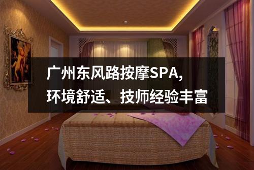 广州东风路按摩SPA,环境舒适、技师经验丰富
