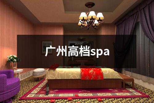 广州高档spa